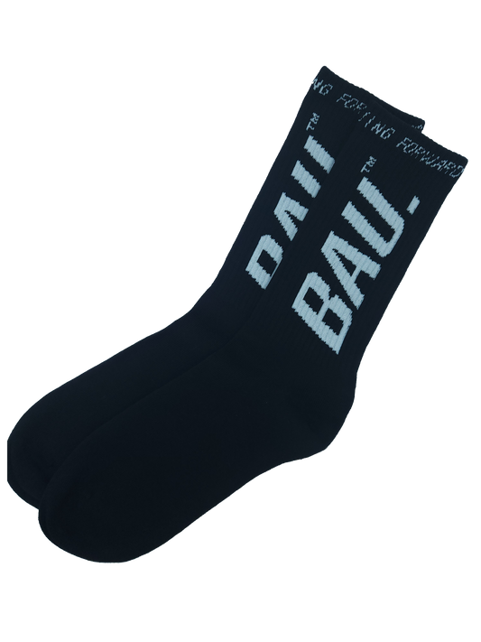 "FMF" Crew Socks - Black