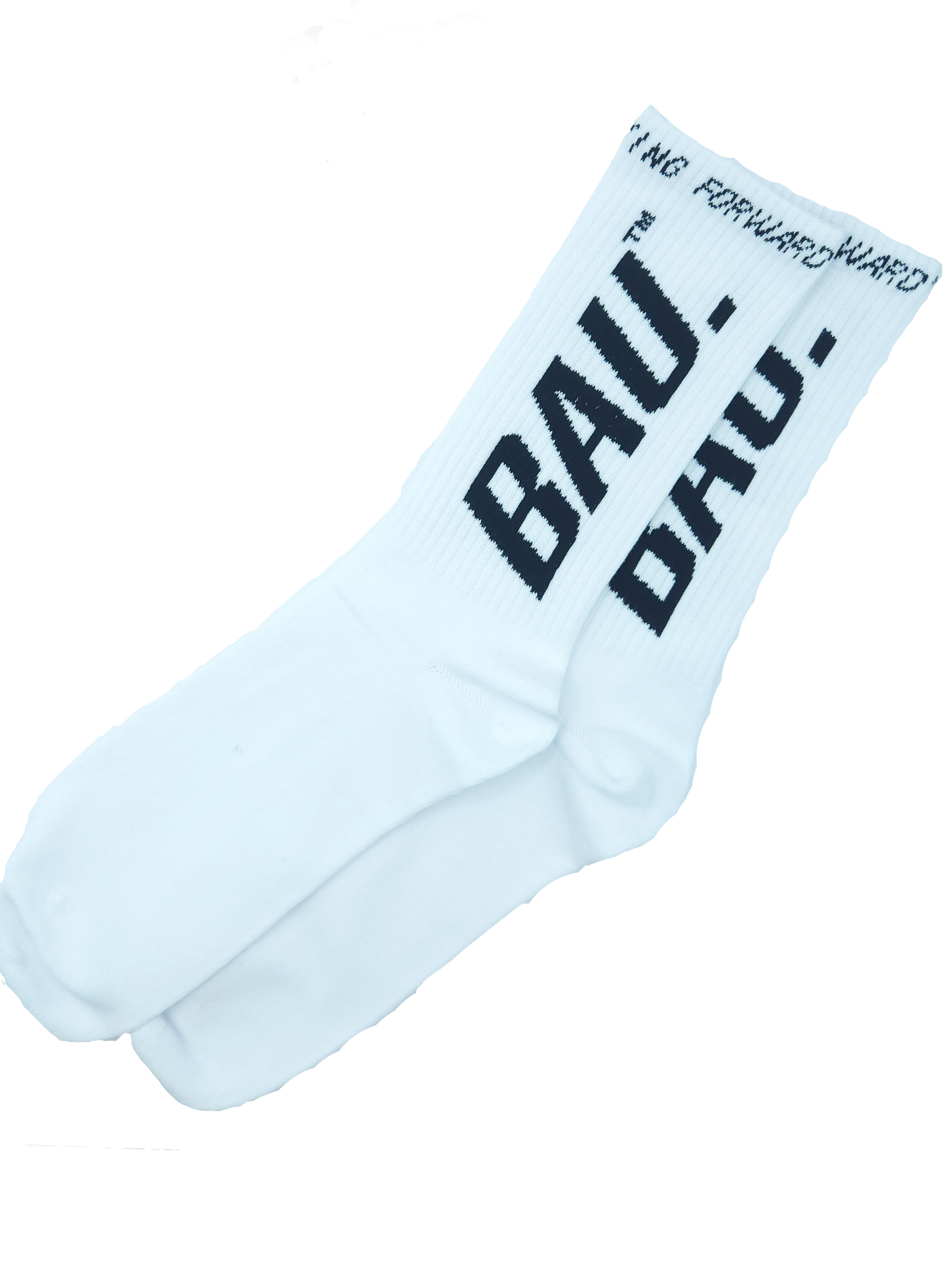 "FMF" Crew Socks - White